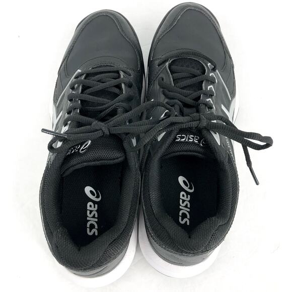 ASICS Womens Gel-Lethal Field Hockey Sneakers US 10 Black Silver Lace Up NIB - Picture 9 of 11